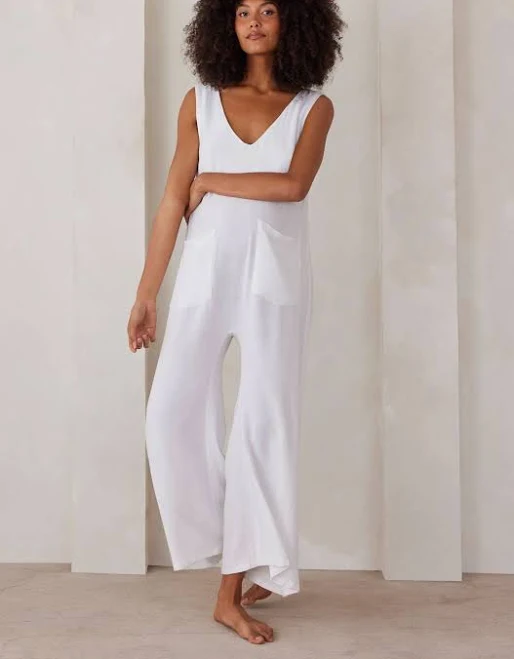 jumpsuit Oversized Linen Jumpsuit Bumpsuit $140