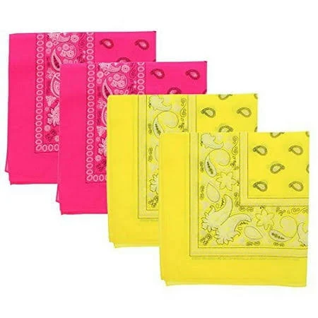 accessory Paisley Bandana Set of 4 Walmart - Heads Up Headcare LLC $14.99