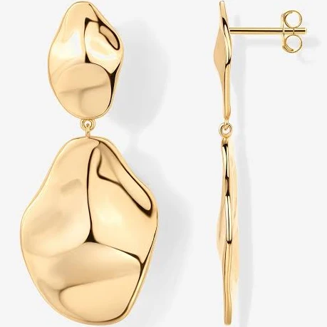 accessory PAVOI Hammered Teardrop Drop Dangle PAVOI $15.95