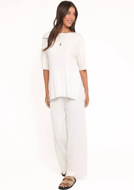 matching set Petal & Pup Women's Alix Ribbed Knit Sweater & Pants Set Petal & Pup USA $44.98