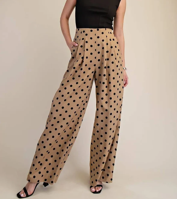 pants Polka Muse Pants Boutique Bella Bella $44.99