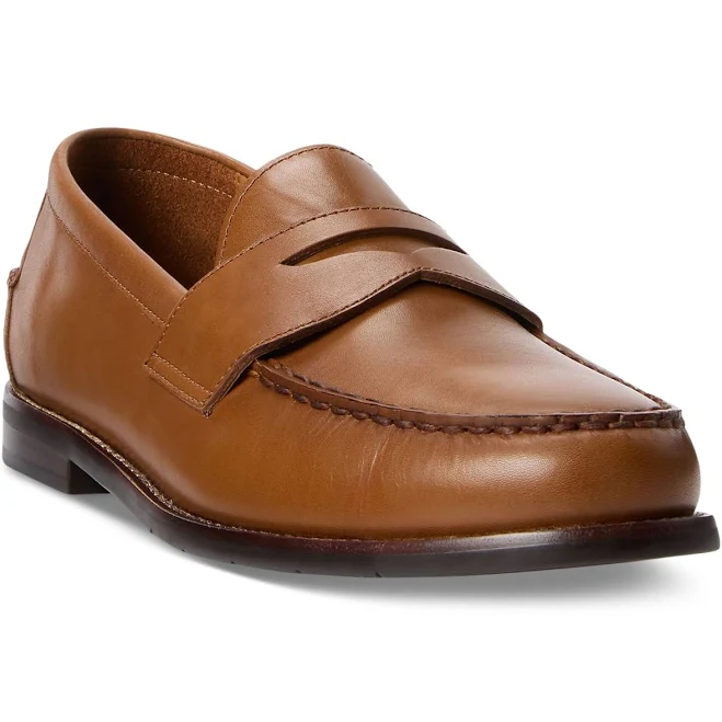 shoes Polo Ralph Lauren Men's Alston Leather Penny Loafers Macy's $124.6