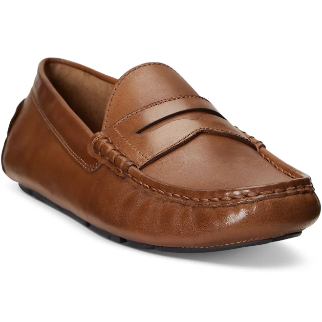 shoes Polo Ralph Lauren Men's Anders Leather Penny Driver Loafers Macy's $117.6