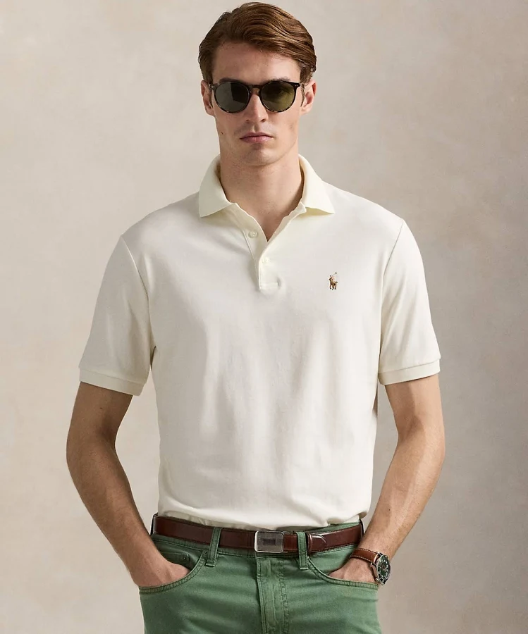 top Polo Ralph Lauren Men's Classic Fit Cotton Polo Shirt Macy's $118