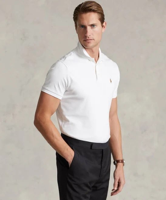 top Polo Ralph Lauren Men's Classic Fit Cotton Polo Shirt Macy's $82.6