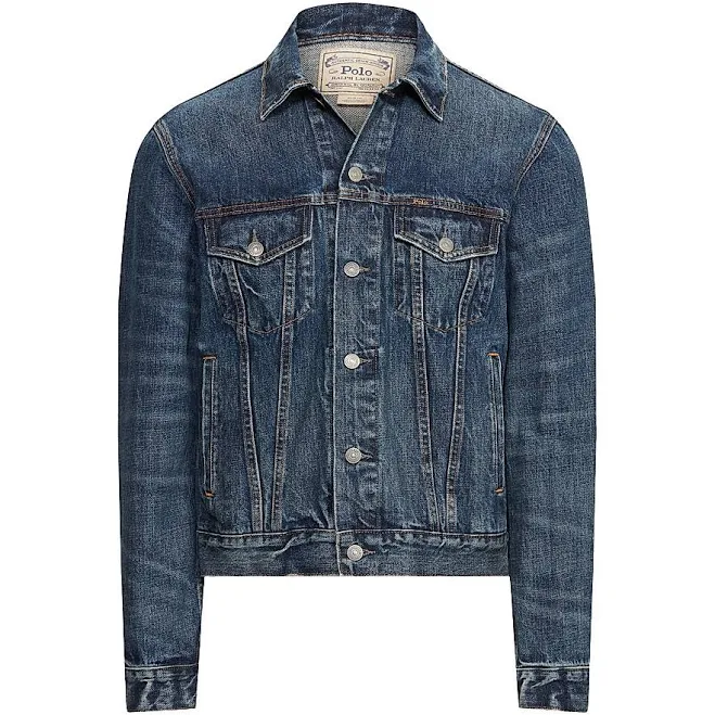 denim jacket Polo Ralph Lauren Men's Denim Trucker Jacket Saks Fifth Avenue $198
