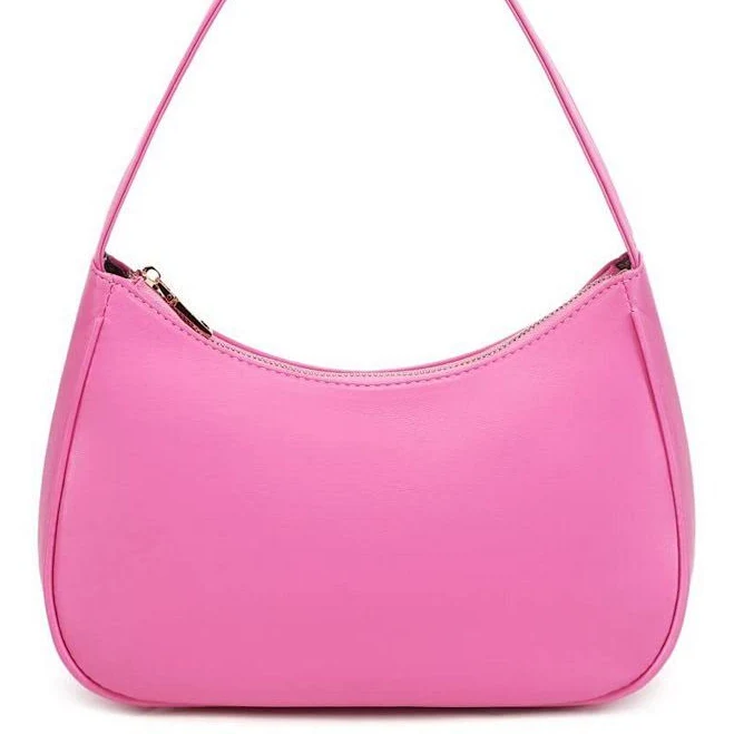 bag PU Leather Mini Hobo Crossbody Bag with Zipper, Pink Kohl's $67.92