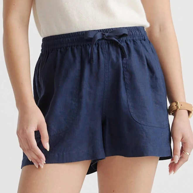 bottoms Quince Women's European Linen Shorts Quince $32