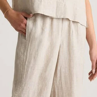 matching set Quince Women's European Linen Wide Leg Pants Quince $42
