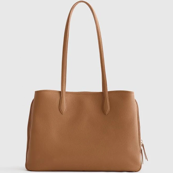 bag Quince Women's Italian Leather Triple Compartment Work Tote Quince $174