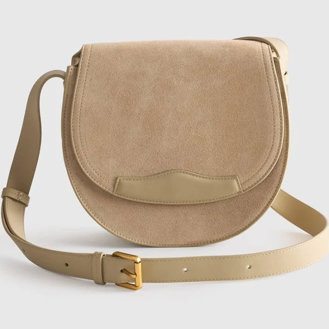 bag Quince Women's Italian Suede Saddle Bag Quince $140
