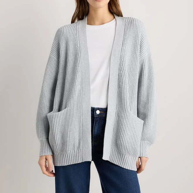 cardigan Quince Women's Oversized Organic Cotton Cardigan Sweater Quince $49.9