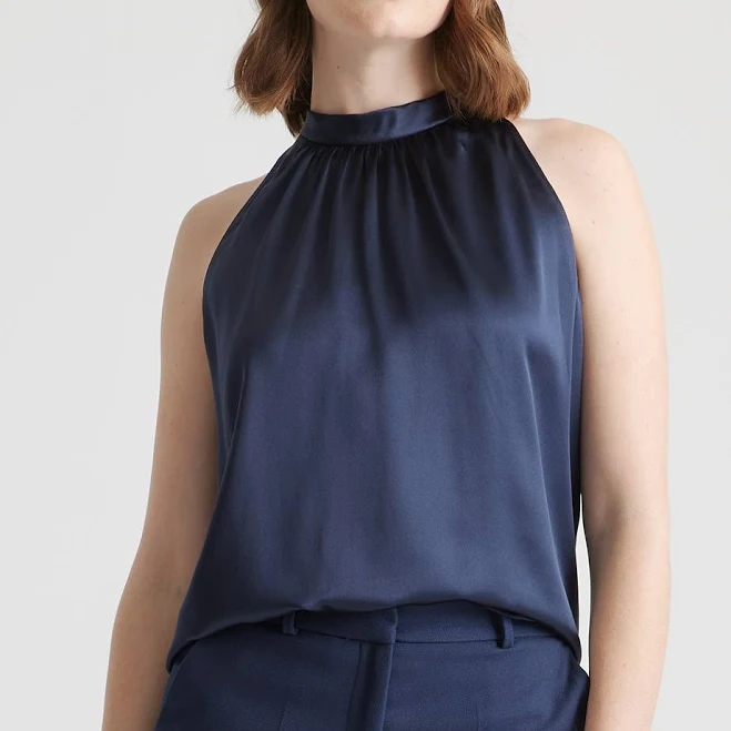 top Quince Women's Silk Halter Top Quince $59.9