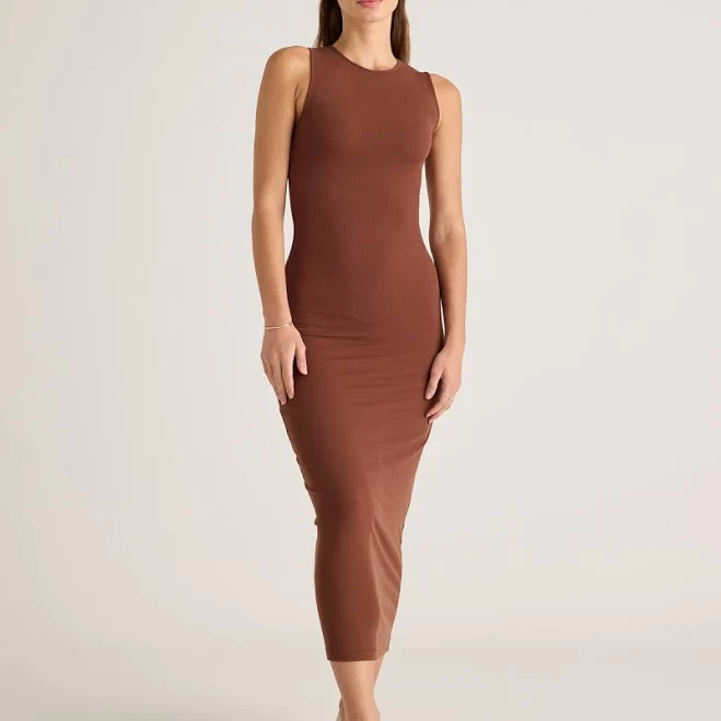dress Quince Women's Tencel Rib Knit Sleeveless Midi Dress Quince $49.9