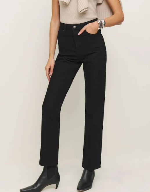 jeans Reformation Cynthia High-Rise Straight Jeans Reformation $178