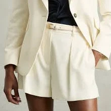 shorts Reiss Women's Millie Tailored Single- Pleat Shorts Reiss $97