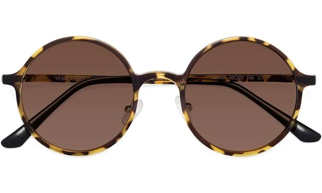 accessory Retro-Vintage Thin Round Tinted Sunglasses Yesglasses $65