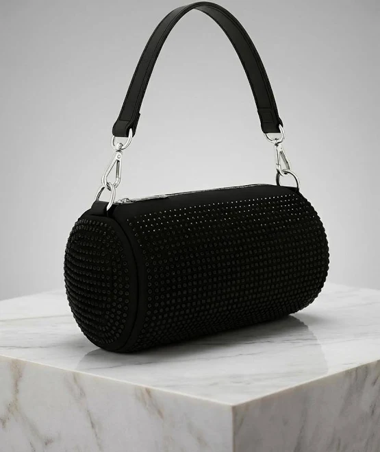 bag Rhinestone Rounded Mini Shoulder Bag Etsy - Seller $59.9