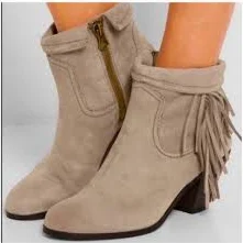 shoes Sam Edelman Shoes Sam Edelman Louie Womens Suede Fringe Boots Poshmark $40