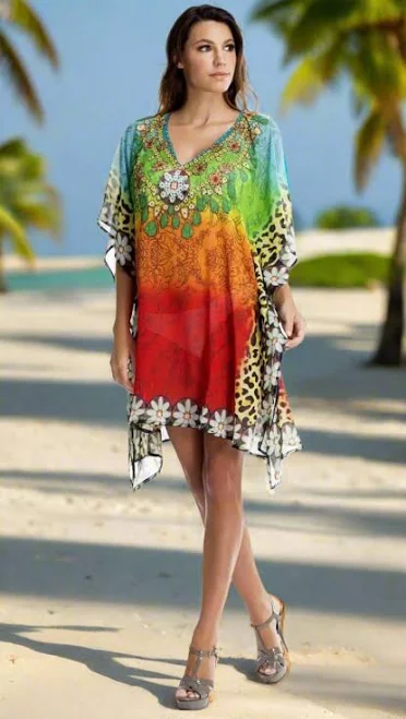 dress Sheer Kaftan Cover Up La Moda Clothing $72