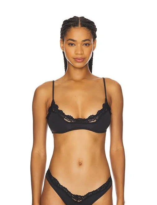 bralette SKIMS Women's Fits Everybody Lace Scoop Bralette REVOLVE $38