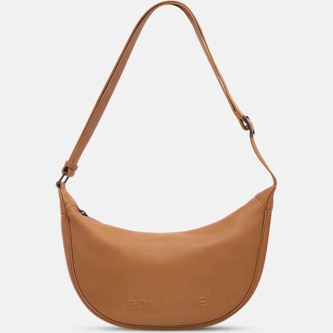 bag Slouchy Leather Crescent Crossbody Bag Bon Maxie $193