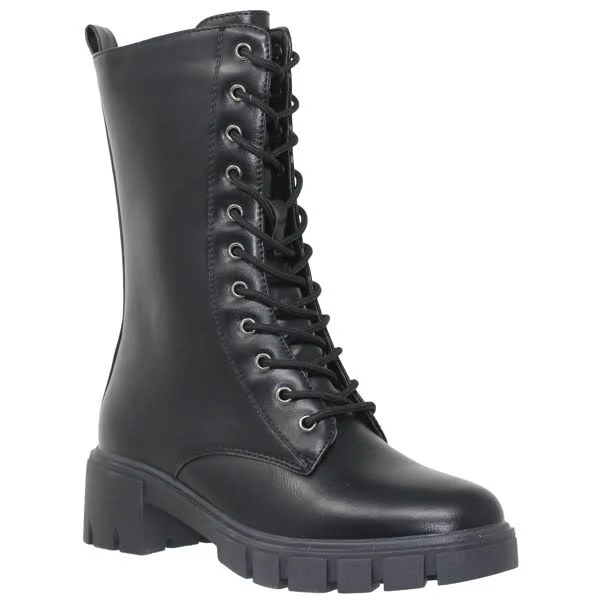 shoes SOBEYO Women's Chunky Platform Lace-Up Ankle Boots Jane.com $49.95