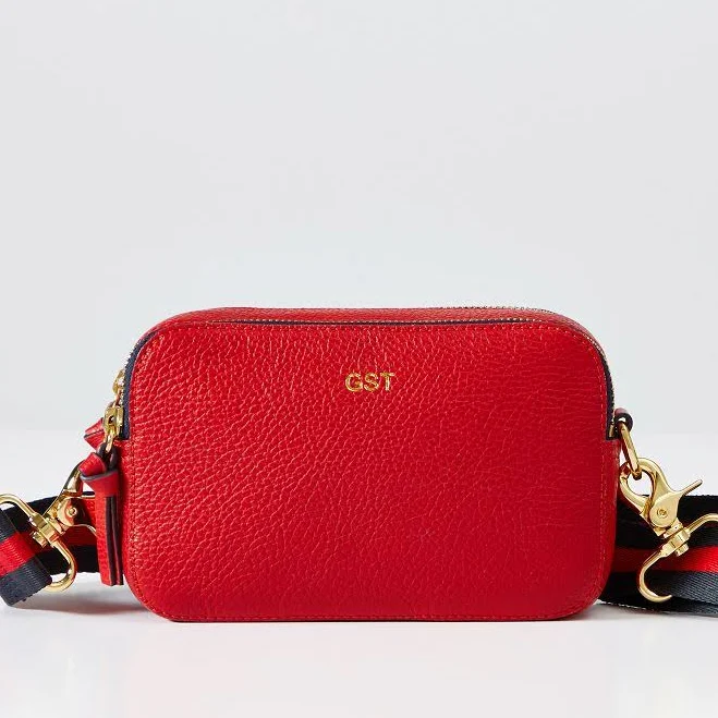 bag Sophie Double Zip Leather Crossbody Bag Mark and Graham $74.99