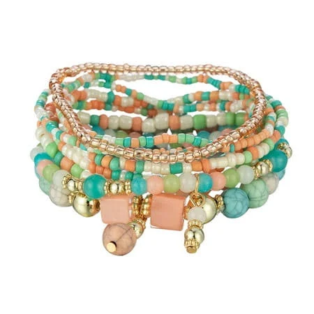 accessory Stackable Bead Bracelet Set Walmart - ZTTDPRODUCTS $7.39