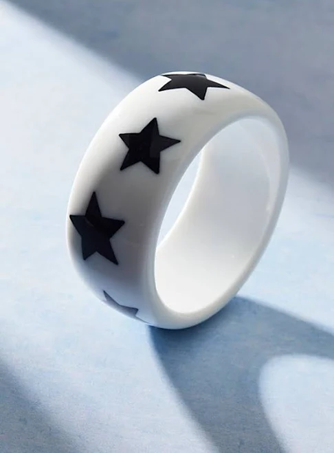 accessory Stars Resin Bangle Bracelet Urban Outfitters $20