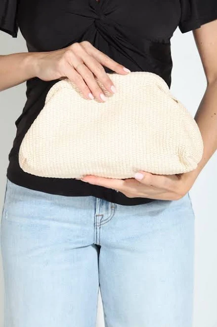 bag Stella Woven Clutch Veronica M $42