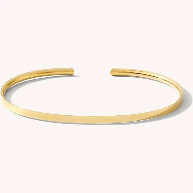 accessory Sterling Silver Minimal Cuff Bracelet Simple & Dainty $89