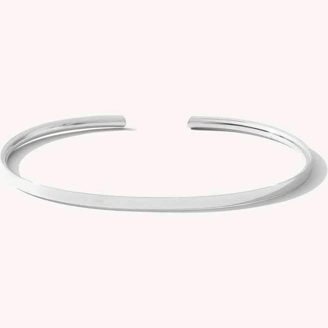 accessory Sterling Silver Minimal Cuff Bracelet Simple & Dainty $89