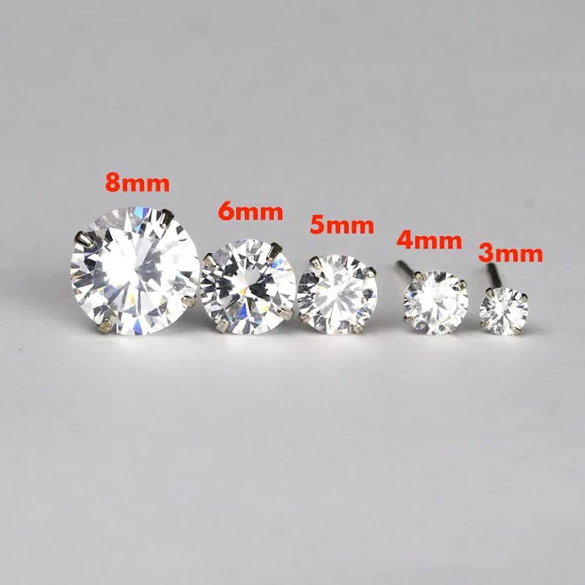 accessory Sterling Silver Minimalist Round Stud Earrings Etsy - joylenedesign $13