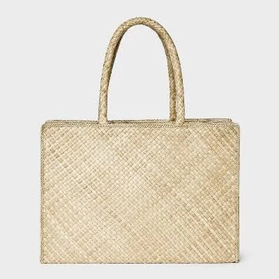 bag Straw Weave XL Tote Bag Target $35