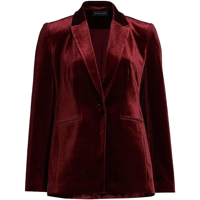 blazer Tahari Lucia Stretch Velvet Blazer Saks Fifth Avenue $247.5