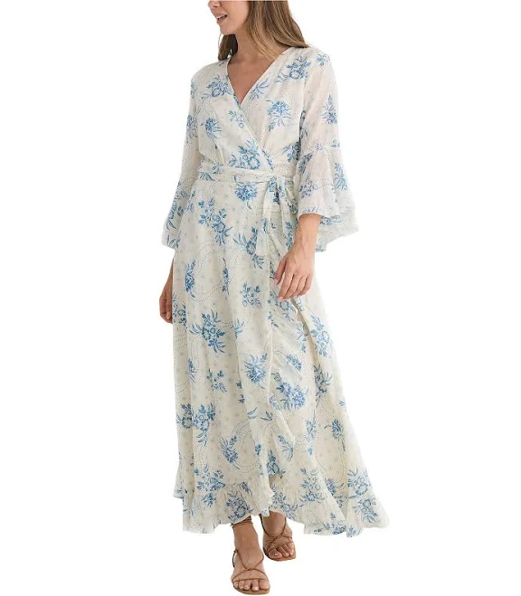 dress Talisman the Label Carly Wrap Maxi Dress Womens Dillard's $124