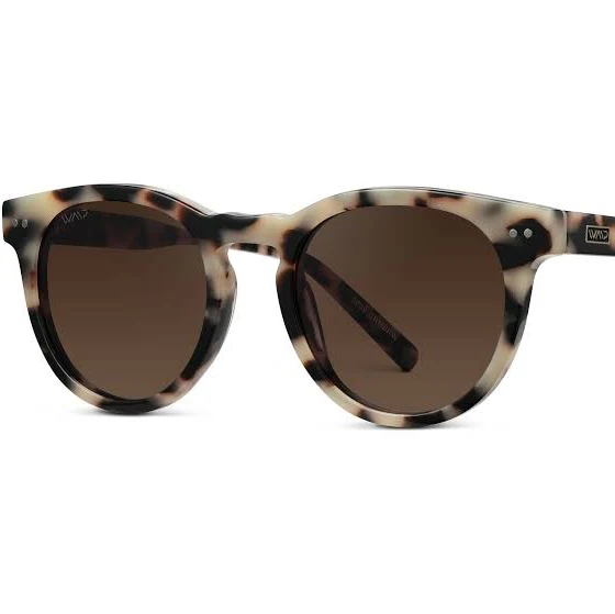 accessory Tate Round Polarized Sunglasses with Brown Gradient Lenses Pineapple Post $39.99