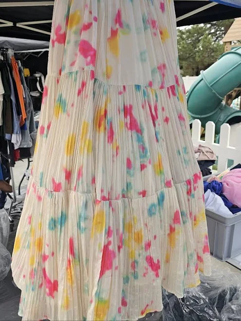 skirt Tiered Maxi Skirt Poshmark $45
