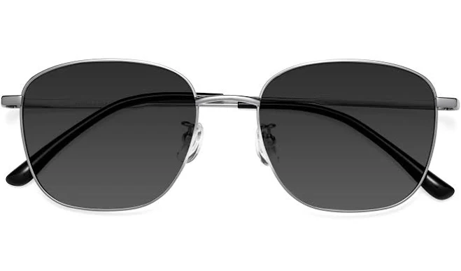 accessory Tim Oversized Square Titanium Sunglasses Yesglasses $85