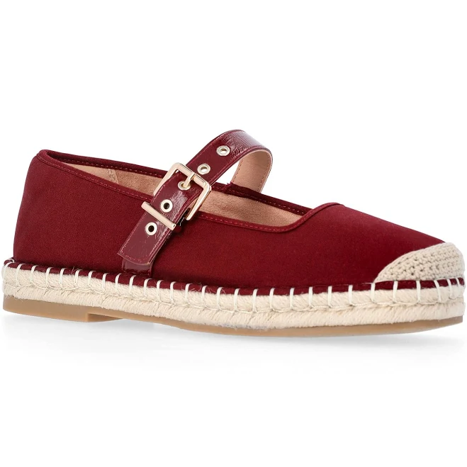 shoes Time and Tru Women's Espadrille Mary Jane Flats Walmart $26.98
