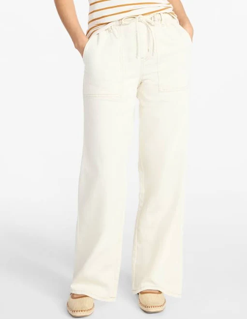 jeans Time and Tru Women's Pull On Wide Leg Jeans Walmart $26.98