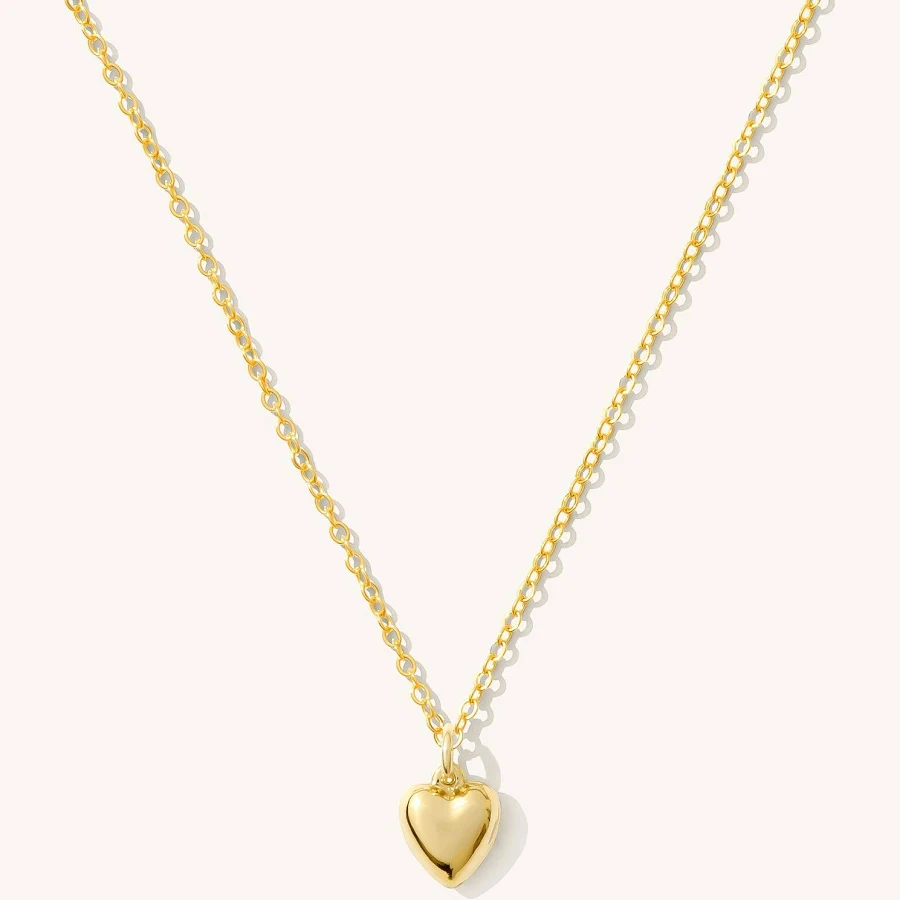 accessory Tiny Heart Sterling Silver Necklace Simple & Dainty $74
