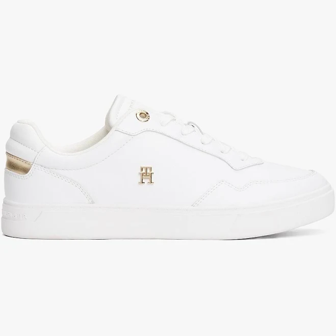sneakers Tommy Hilfiger Women's Metallic Leather Court Sneaker Tommy Hilfiger $71.4