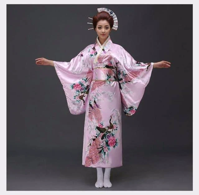 kimono Traditional Floral Kimono Spirit of Japan $37.99