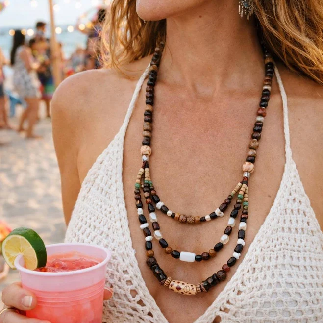 accessory Tribal Statement Beaded Necklace Etsy - Seller $18.89