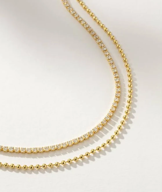 accessory Uncommon James Silver Tennis Necklace Uncommon James $65