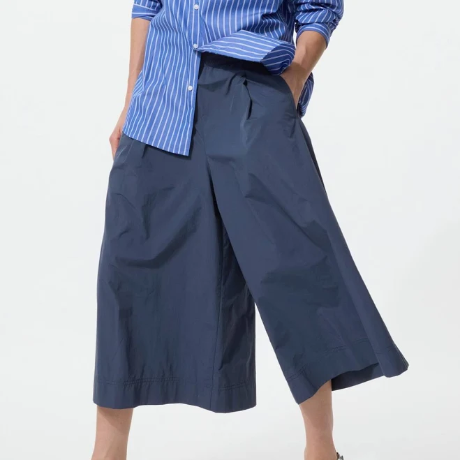 pants UNIQLO Women's Nylon Culottes uniqlo.com/us $49.9