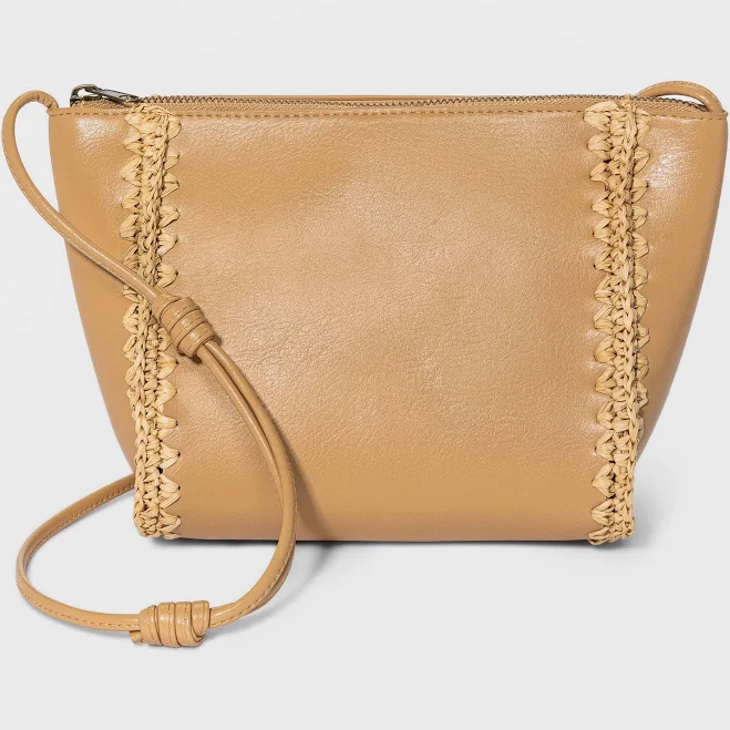 bag Universal Thread Women's Straw Crossbody Bag with Side Stitching Poshmark $11