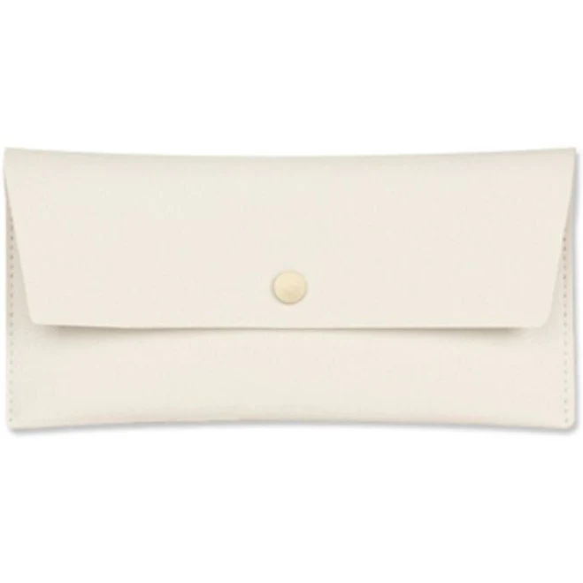 bag Vegan Leather Cash Envelope Pouch, Cream MochiThings.com $16.95